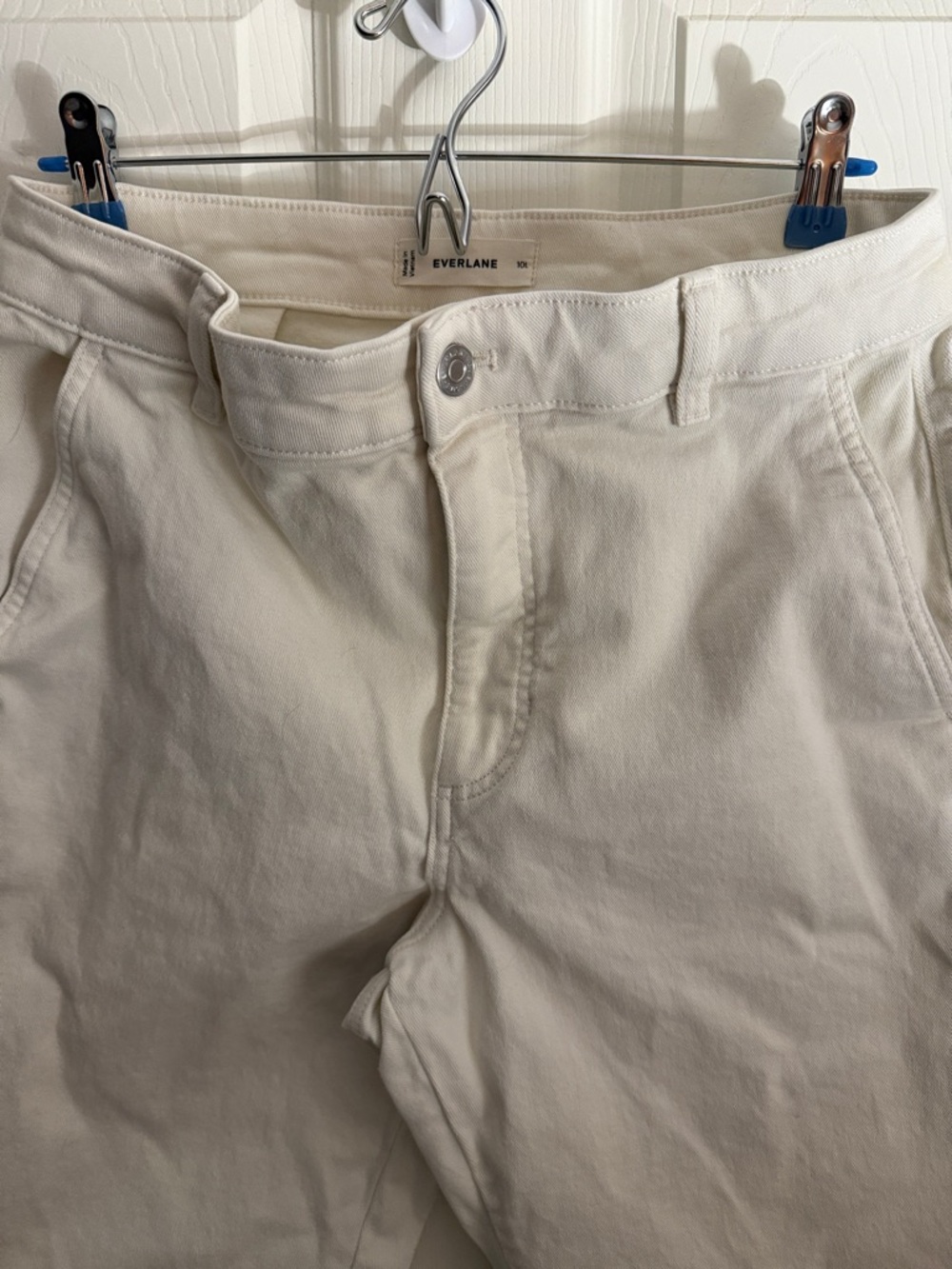 Everlane Off-White Denim jeans